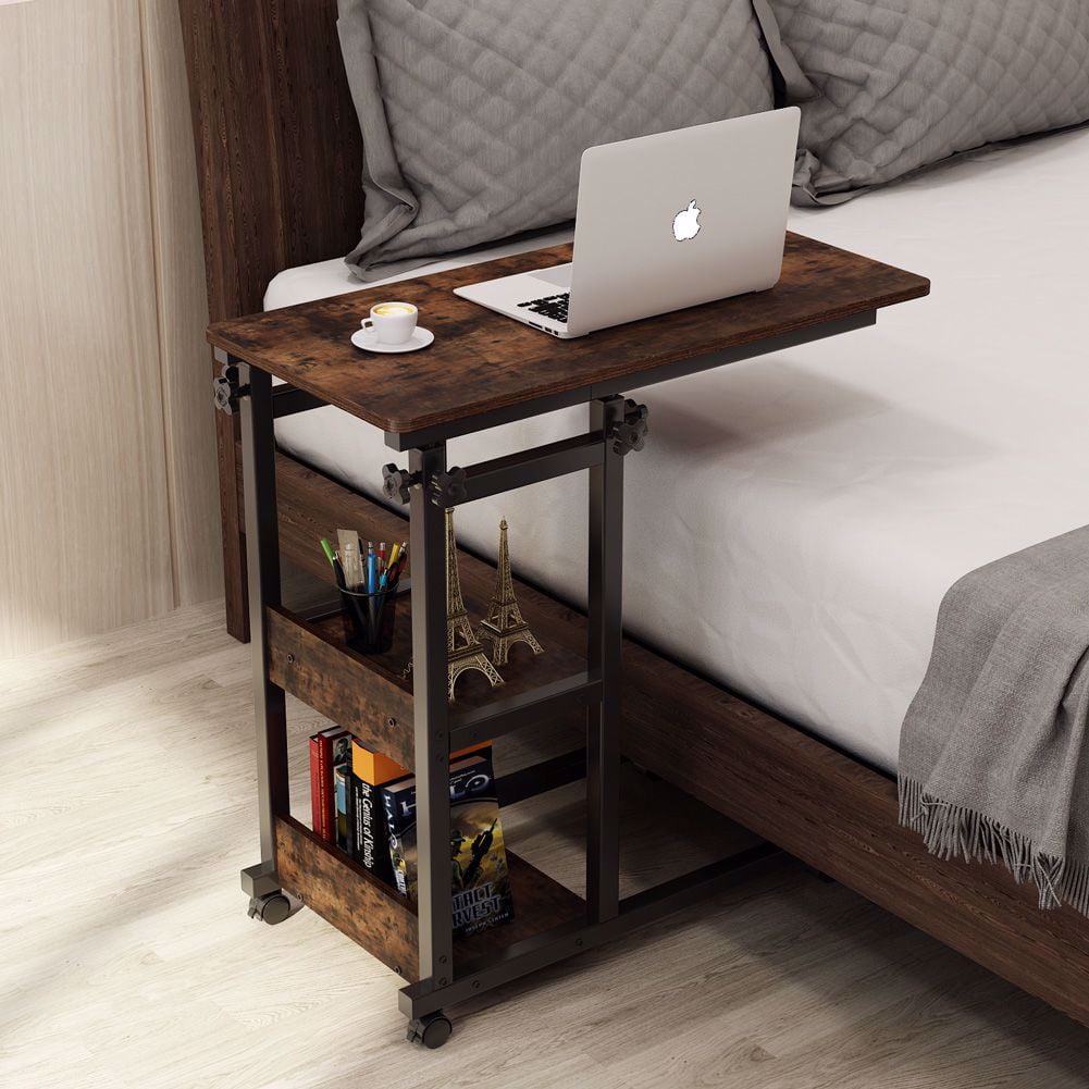 Tribesigns Snack Side Table Mobile End Table Height Adjustable Bedside Table Laptop Rolling Cart C Shaped Tv Tray With Storage Shelves For Sofa Couch Walmart Com Walmart Com,Acoustic Guitar House Of The Rising Sun Tab