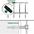 thumbnail image 3 of Wall Fence Clips - 30pcs Wall Fence Clips Fastener, Kit with Anchor Screws for Chicken Wire Frame, 3 of 5