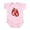 Petal Pink, variant on CafePress - Boxing Gloves Infant Bodysuit - Baby Light Bodysuit, Size Newborn - 24 Months