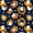 Dark Navy Orange, variant on Homewish Halloween Pink Bat 7-Piece Twin Bedding,Floral Vine Print Bedding Comforter Set,Black Blush,Black Reversible