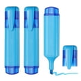 thumbnail image 1 of Bolígrafo Resaltador Uxcell, Paquete de 3 Marcadores de Punta Ancha a Base de Agua, Lindos Resaltadores de Colores Pastel para Suministros de Estudio en Oficina y Uso Diario en Casa, Azul Claro, 1 of 6