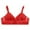 Red, variant on QLEICOM Everyday Bras for Women, Women's Comfort Lift Wirefree Bra Bra Without Steel Rings Vest Large Lingerie Bras Embroidered Everyday Brass No Underwire Purple Cup 36/80AB