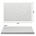 thumbnail image 5 of Crown Display 100 Mylar Foil Sheets For Gift Wrapping Gift Basket Filler - 20" x 30" - Silver, 5 of 5