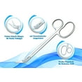 thumbnail image 3 of SMI 18cm Stainless Steel Long Handle Toenail Clipper Scissors for Seniors, 1-Piece, 3 of 7