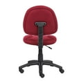 thumbnail image 4 of Boss Office Products Chaise de Bureau en Tissu DX Réglable pour la Posture, Bourgogne, 4 of 5