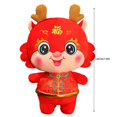 thumbnail image 2 of Herrnalise 8 Inch Chinese New Year Dragon Year of The Dragon 2024 Plush Mascot Doll 3D Dragon Zodiac Stuffed Animals Toy for Chinese New Year Decoration Spring Festival Ornaments Gift, 2 of 8