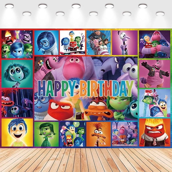 5 X3ft Cartoon  Birthday Party Decorations Supplies, Masks Party Photography Backdrop Photo Decor Banner, Kids Boys Baby Shower Photography Backdrop