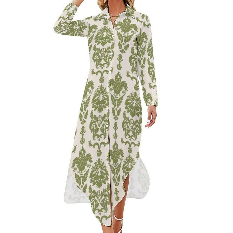 The Sound of Music Von Trapp Curtain Pattern Long Sleeved Shirt Dress summer dresses women 2024 - Walmart.com The Sound of Music Von Trapp Curtain Pattern Long Sleeved Shirt Dress summer dresses women 2024 - Walmart.com