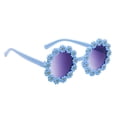 thumbnail image 4 of Kids Girls Fashion Gafas de sol Cute Sweet Flower Summer Outdoor Travel Casual Kids Eyeglasses Nituyy Gafas de sol multicolores con flores para niñas, 4 of 5