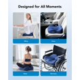 thumbnail image 4 of Ergonomic seat cushion, memory foam cooling gel office chair cushion, for hip support, tailbone pressure relief, breathable car seat cushion, suitable for home, work, driving, 4 of 4