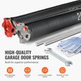 thumbnail image 2 of KFFKFF Garage Door Torsion Springs Pair of 0.25 x 2 x 30inch with Winding Bars, 2 of 9