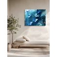 thumbnail image 5 of Blue Butterfly Wall Art for Living Room, Canvas Picture Wall Decor for Bathroom Bedroom, Modern Elegant Water Ripples Painting Artwork for Office Kitchen Hallway Dining Room Home Decorations 16"x20", 5 of 8
