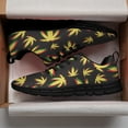 thumbnail image 3 of Marijuana Leaf Shoes for Men Women Casual Running Walking Tennis Sneakers Gifts for Marijuana Lover Black Size 11, 3 of 5