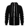 thumbnail image 7 of Men Lightweight Full Zip Hoodie Jacket Casual Sports Outdoor Pullover with Zippered And Pockets, XL, 7 of 7