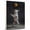 American Bulldog, variant on Barbet Cute Dog Volleyball Poster Canvas – Retro Barbet Dog Batter in Action With Volleyball for Themed Living Room