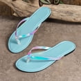 thumbnail image 6 of Wovix Women'S Slipper Open Toe Lightweight Comfy Slides Flip Flops Shoes Casual Classic Sandals Indoor Outdoor Shoes Orange 37, 6 of 8
