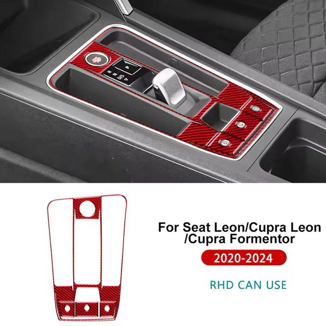 Carbon Fiber Full Interior Kit Cover Trim Sticker For Seat Leon 2020-2024