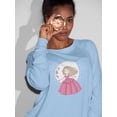 thumbnail image 2 of Beautiful Princess Sweatshirt Women | | Size M, 2 of 4