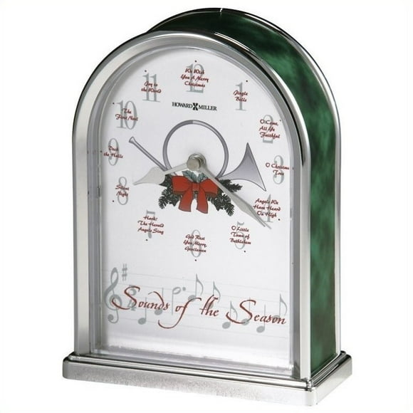 Howard Miller Sounds of the Season Musical Table Top Clock