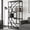 Black, variant on KIOOTTO Artisan Series 71" Etagere Tower - Distressed Iron Ash Finish - 8-Tier Asymmetric Floating Gallery - Geometric Industrial Display Partition for Modern Lofts