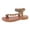 Khaki, variant on IWRICH Women's Flat Sandals Dressy Summer Bohemian Flip Flops Elastic Ankle Strap Beach Sandal for Walking Travel Khaki 9.5
