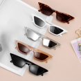 thumbnail image 1 of Motorcycle Driver's Goggles Vintage Cat Eye Sunglasses Small Frame Uv400 Sun Shades Glasses Street Eyewear Trending SunglassesBlack Gray He Qiyong unisex, 1 of 1
