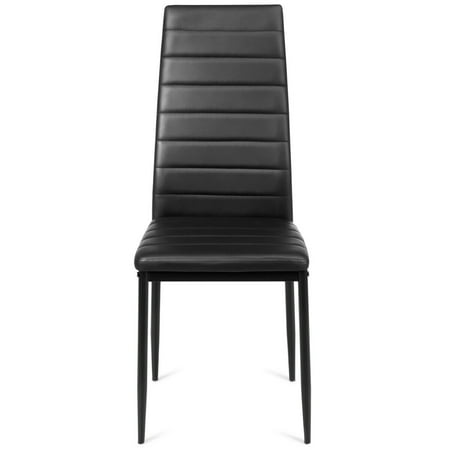 dining gymax pvc legs chair metal furniture side kitchen