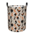 thumbnail image 2 of Goofa Funny Chicken Printed Circular Hamper,Laundry Basket with Handles,Storage Baskets Foldable,Large Capacity Laundry Hamper-Medium, 2 of 8