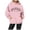 Pink, variant on Los Angeles Graphic Vintage Oversized Hoodies Women Long Sleeve 2026 Fall Casual Daily Sweatshirts Pullover Tops