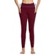 thumbnail image 2 of ICHUANYI Clearance Women's Yoga Pants Lined Leggings High Waist Winter Hiking Running Leggings Pockets(Red, S) ICHUANYI WER2023080811850, 2 of 6