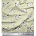 thumbnail image 1 of Soimoi Georgette Viscose Fabric Labrador Dog Print Fabric by Yard 42 Inch Wide, 1 of 3