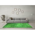 thumbnail image 3 of Ahgly Company Indoor Rectangle Oriental Green Industrial Area Rugs, 2' x 4', 3 of 4