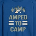 thumbnail image 3 of Instant Message - Amped To Camp - Men's Long Sleeve T-Shirt, 3 of 6