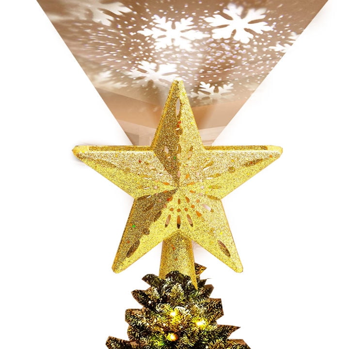 ChristmasTreeTopper,Christmas tree topper with projector