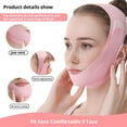 thumbnail image 3 of Chin Strap for Sleeping,Face V Line Lifting Mask,Double Chin Reducer,Reusable Jawline Shaper,Adjustable,for Sleeping Anti-Wrinkle,Breathable Face Lifting Strap and Double Chin Reducer, 3 of 5