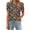Style 02, variant on Womens Casual T-Shirts Fashion Floral Prints Shirts Loose Round Neck Puff Sleeves Pleated Blouse Womens Summer Short Sleeve Blouses Pullover Tops
