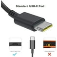 thumbnail image 3 of Replacement for 65W Lenovo Laptop Charger USB C ;Compatible with Lenovo ThinkPad T480s T580s T490 E480 E580 Chromebook C330 S330 100e 300e 500e,Yoga C930 C940 720 Power Supply Adapter Cord, 3 of 9