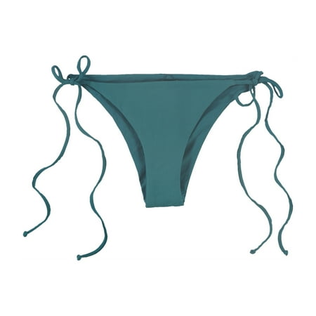 Tavik Womens Jax Side Tie Swim Mix N Match Bikini Bottom  Green  Large