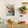 thumbnail image 2 of WFSposter Country Cow Pictures Wall Decor Cute Funny Brown Rustic Farmhouse Cattle Animal Canvas Wall Art Bathroom Artwork, 2 of 5