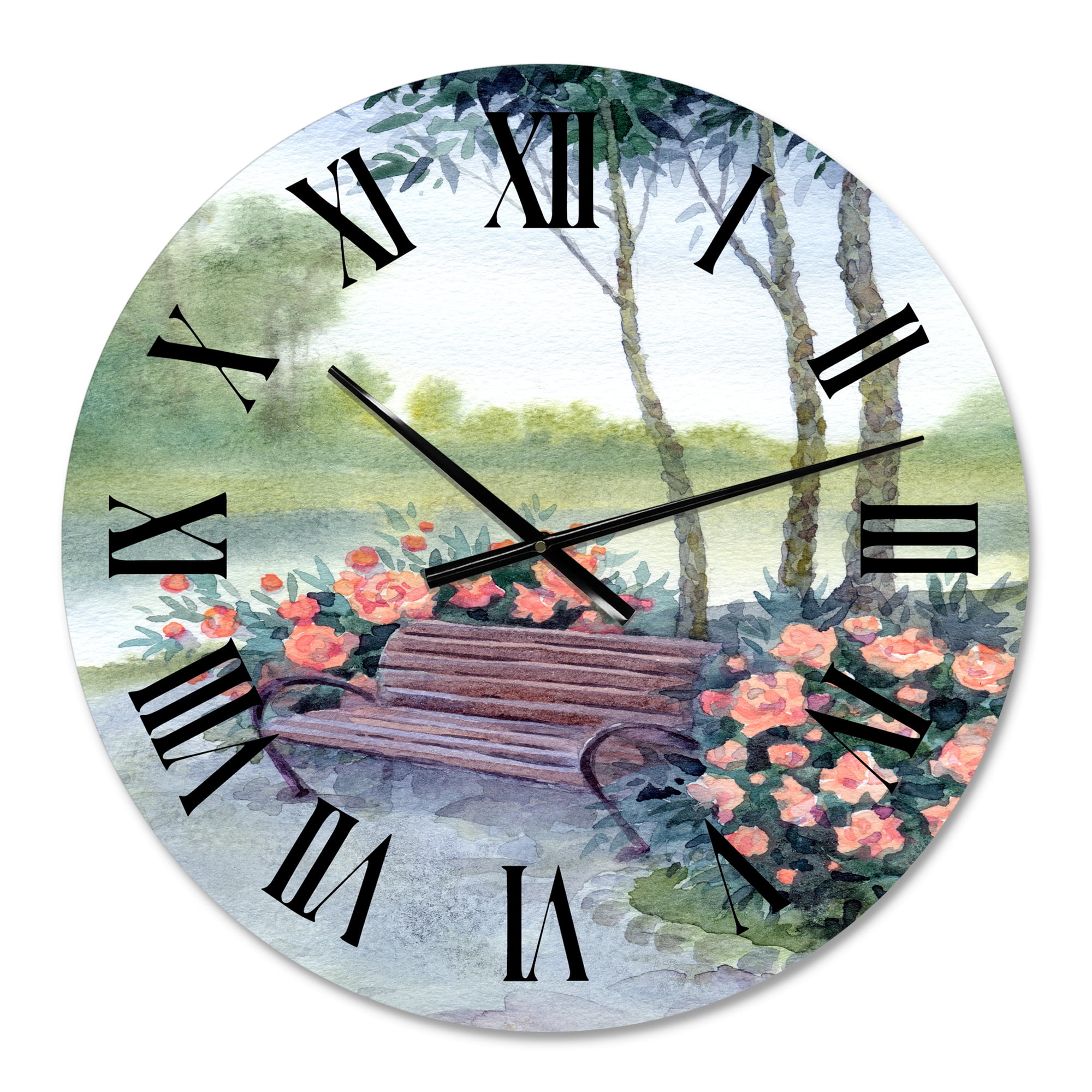 Designart 1 in Quartz Traditional Wall Clock
