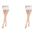 thumbnail image 4 of Baohd Bas de Compression Doux et Extensibles à la Mode et Confortables Couleur Peau à Bout Ouvert L 2Ensemble, 4 of 6