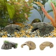 thumbnail image 1 of CBFFDC Turtle Habitat Shelter Non fading Simulation Resin Reptile Basking Platform Terrace Fish Landscaping Terrarium Supply, 1 of 7