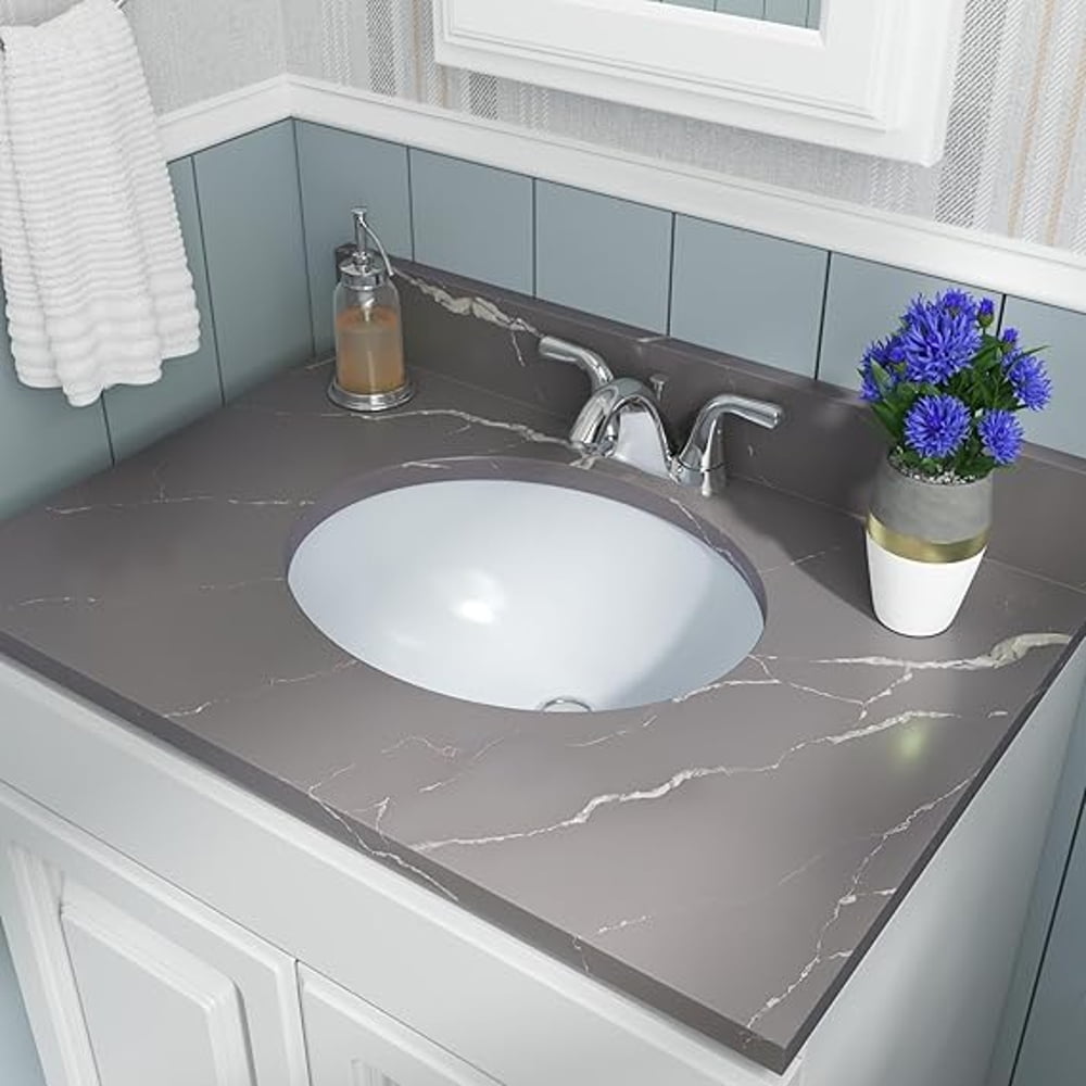 17 inch x 14 inch Oval Porcelain Ceramic Undermount Bathroom Vanity Vessel Sink, White