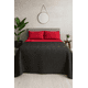 thumbnail image 4 of Edredón Ligero Matrimonial / Queen Size Doble Vista Con Fundas de Almuadas Negro-rojo, 4 of 4