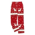 thumbnail image 4 of Simua Men's Christmas Print Elastic Waist Long Pants - Festive Holiday Lounge Pants with Drawstring & Pockets for Home & Casual Wear, S-XXXL, 4 of 4