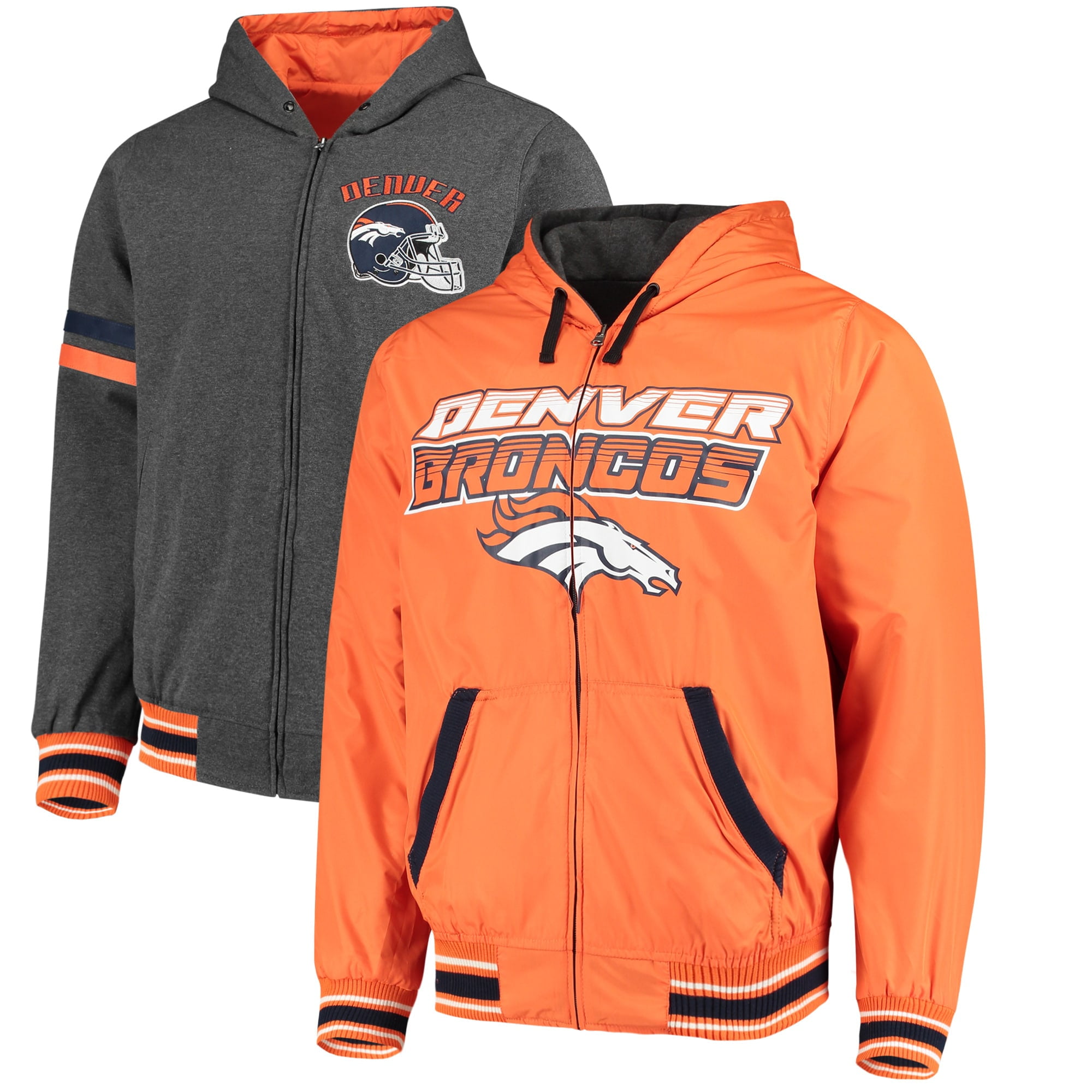 Denver Broncos GIII Extreme Hot Shot Reversible FullZip