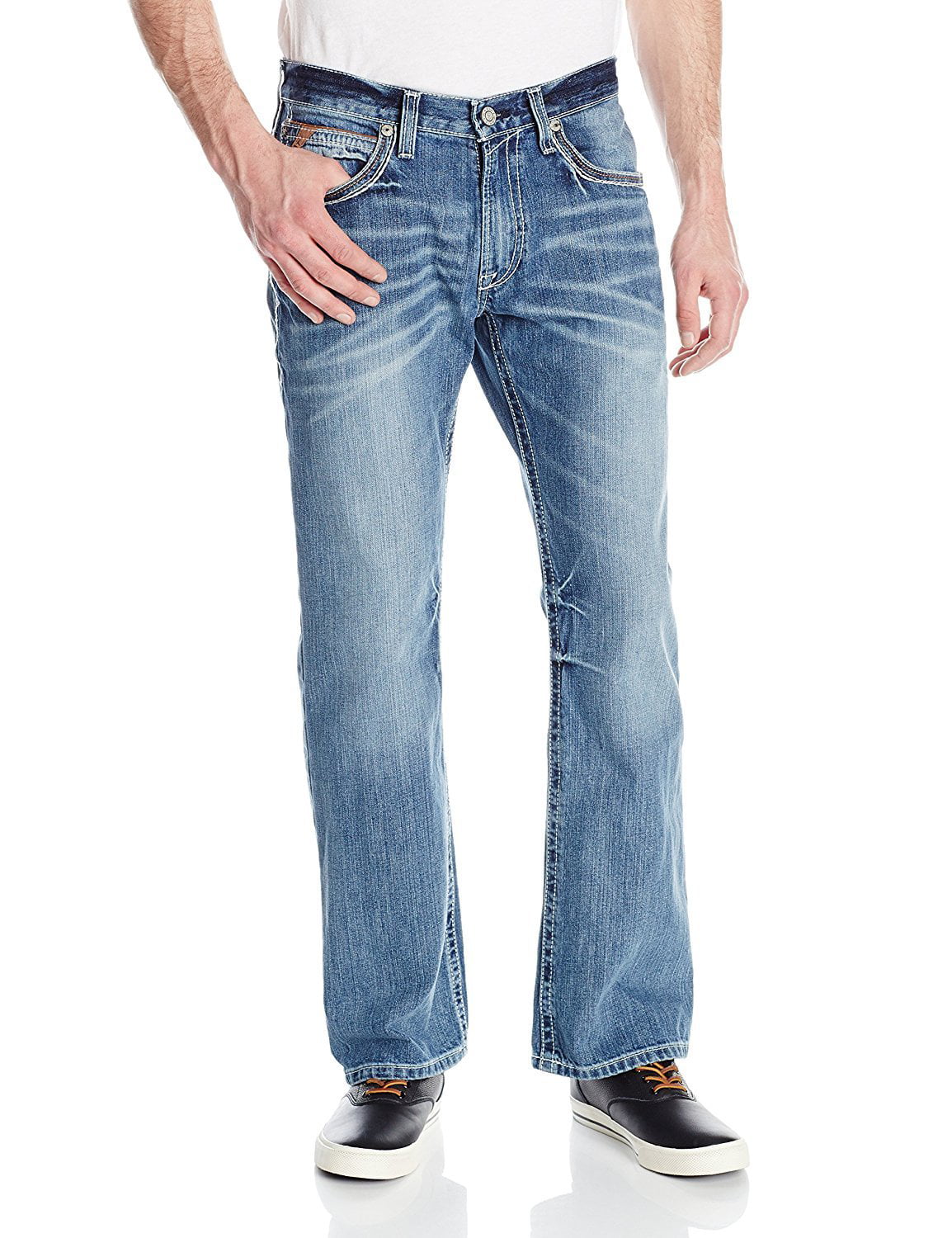 low rise boot cut jeans