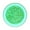 Emerald & Gold, variant on 7 in. Isla Canape Plates, Emerald & Gold - Set of 4