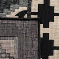 thumbnail image 4 of SAFAVIEH Veranda Johann Southwestern Indoor/Outdoor Area Rug, 4' x 5'7", Black/Beige, 4 of 8