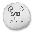 thumbnail image 1 of Catch IT Mouse Visage Design DIY Coussin Rond Décoration Maison, 1 of 3